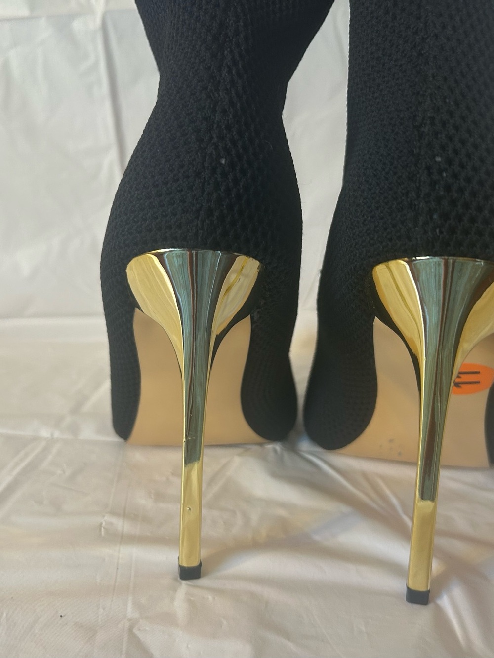 Lemonade Sock toe ankle boots stilettos - Picture 8 of 13